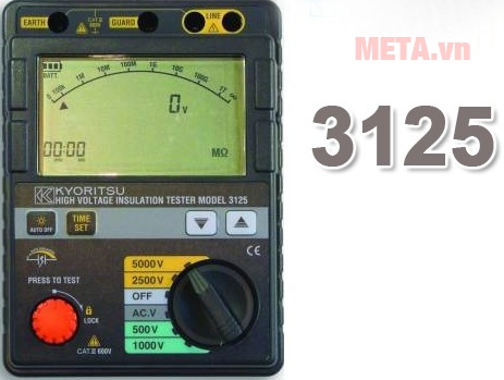 Máy đo điện trở cách điện Kyoritsu 3125