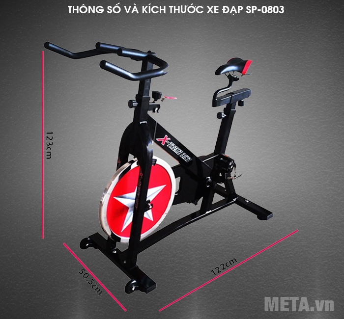 Xe đạp tập thể dục 0803