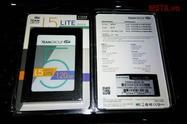 Ổ cứng SSD 120Gb Team L5 LITE 2.5