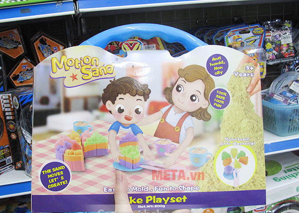 Đồ chơi cát tạo hình các loại bánh Motion Sand MS35 (800g)