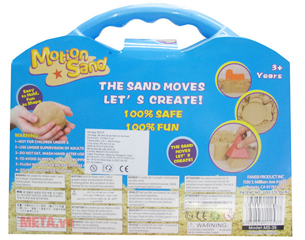 Đồ chơi cát tạo hình các loại bánh Motion Sand MS35 (800g)