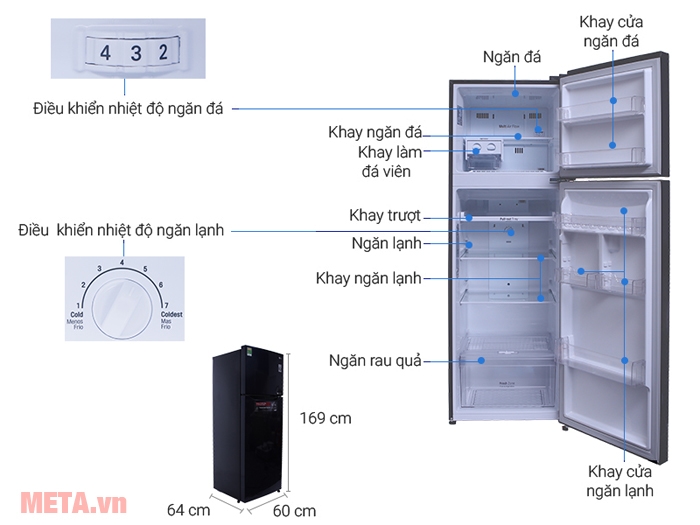 Tủ lạnh LG GN L315PS 315 lít