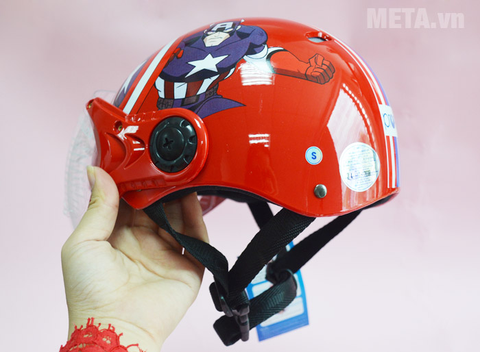 Mũ bảo hiểm Protec Kitty S 2 màu KSWFK1 (có kính)