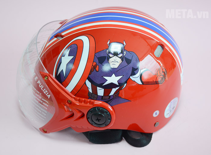 Mũ bảo hiểm Protec Kitty S 2 màu KSWFK1 (có kính)