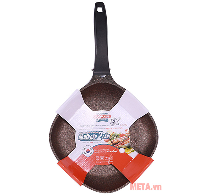 Chảo vuông đá đáy từ Sunhouse SHP30A2