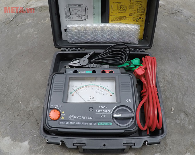 Đồng hồ đo điện trở cách điện Kyoritsu 3121B