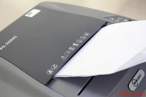 Máy hủy tài liệu công nghiệp Nikatei PS-2000C