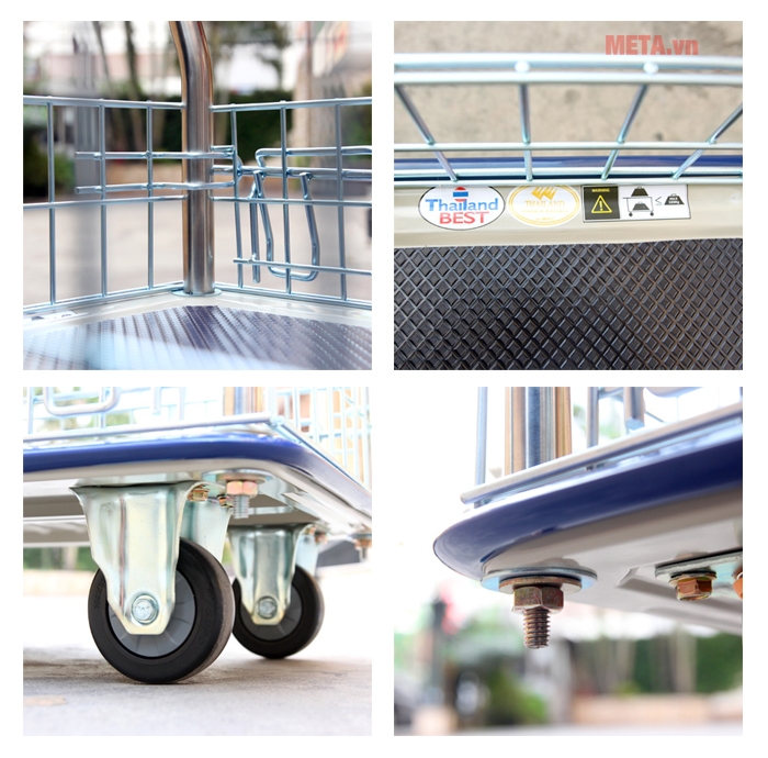 Xe đẩy hàng 2 tầng có lưới bảo vệ Sumo HL-120M