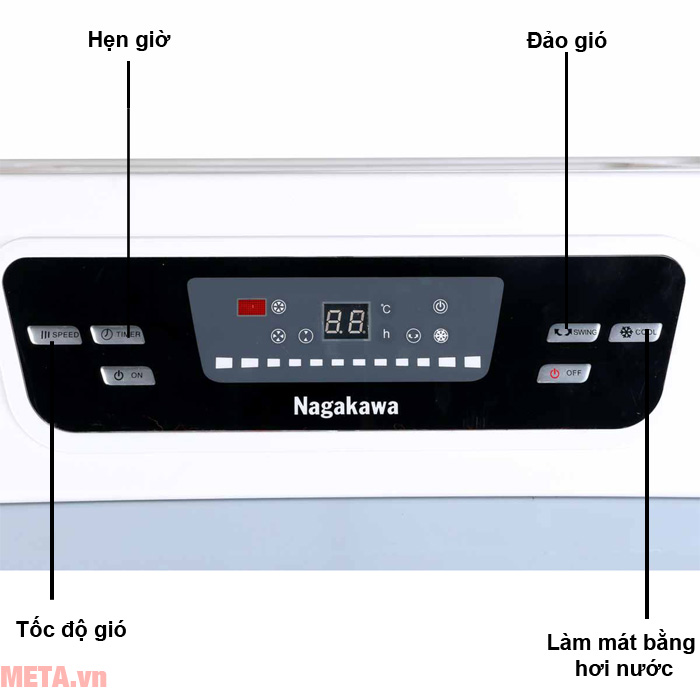 Máy làm mát Nagakawa NFC1102 (80L) - Hàng chính hãng