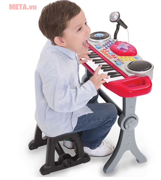 Đàn organ kèm mic và bàn DJ Winfun 2068