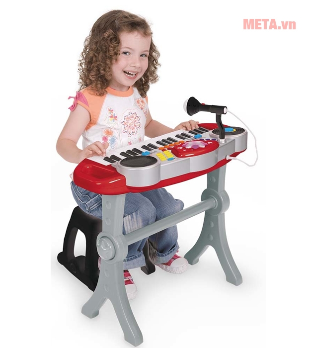 Đàn organ kèm mic và bàn DJ Winfun 2068