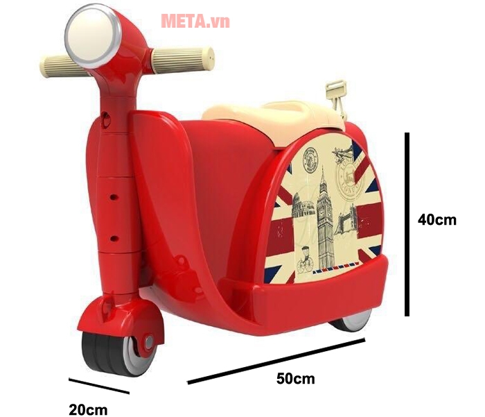 Xe chòi chân Vespa RoyalCare 822-217