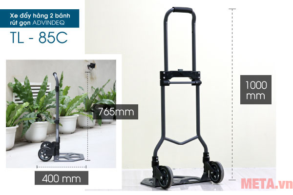 Xe đẩy hàng 2 bánh rút gọn Advindeq TL-85C