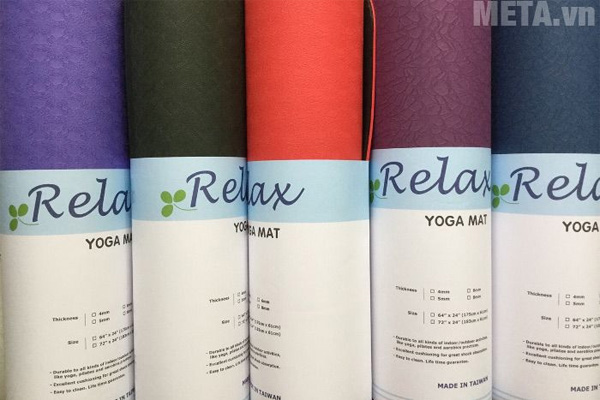 Thảm yoga Relax TPE 6 ly (2 lớp)