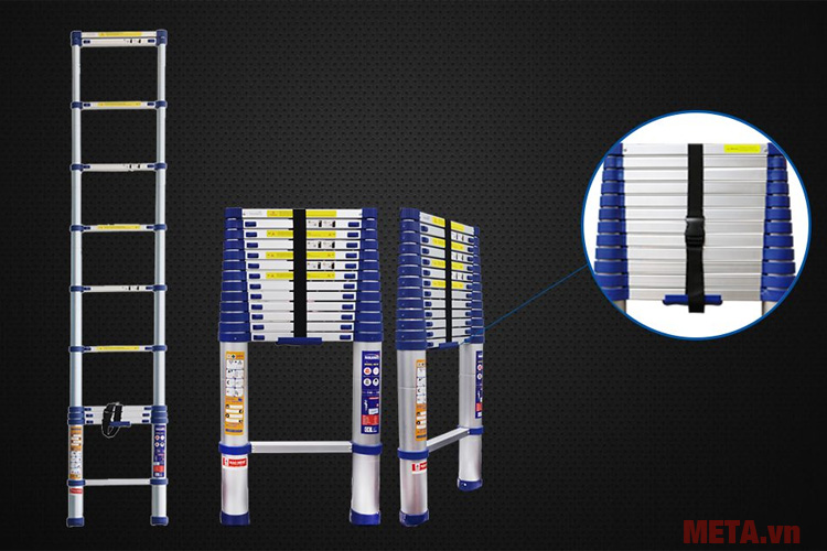 Thang nhôm rút Nikawa NK-48