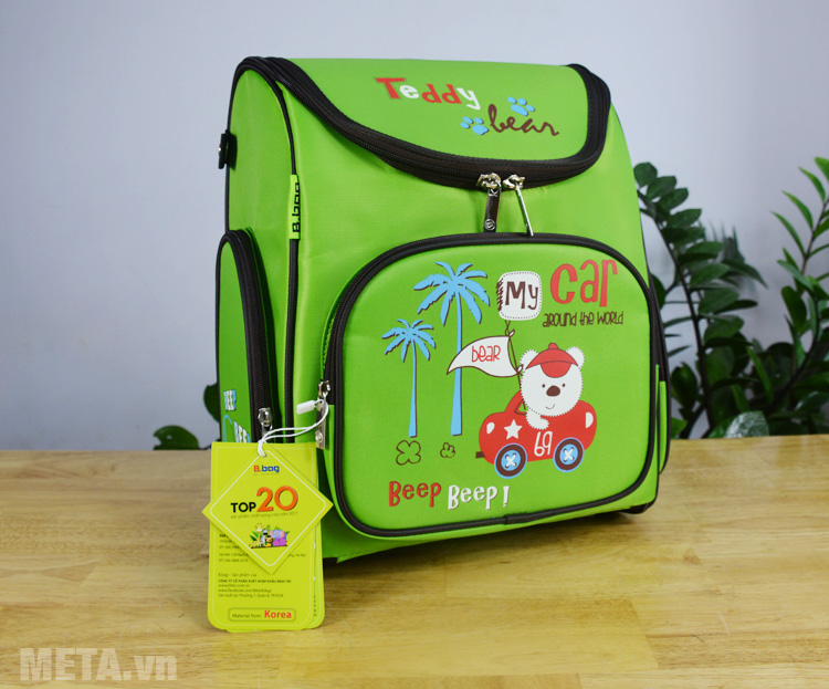 Balo chống gù Teddy Bear B-12-015 (xanh lá)