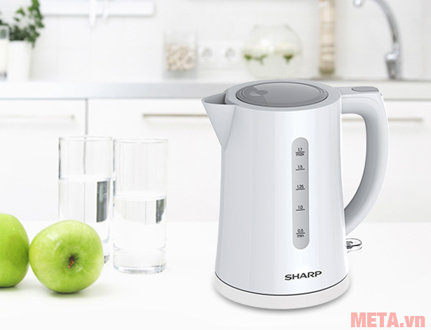Ấm siêu tốc Sharp EKJ-17VPS-BK/WH (1,7 lít)