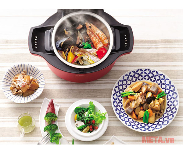 Nồi nấu tự động Healsio Sharp KN-H24VNA