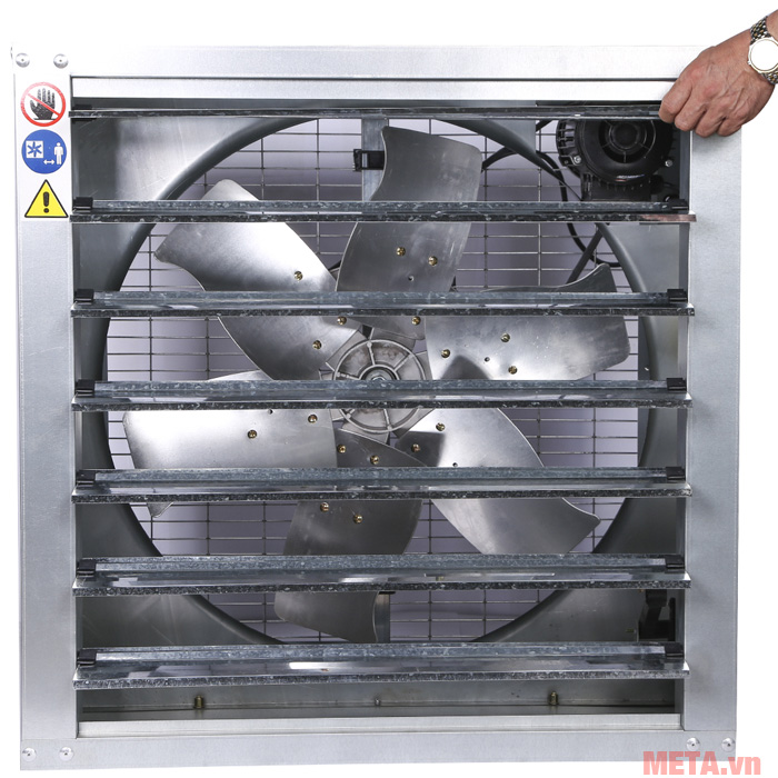 Quạt hút vuông công nghiệp 900x900x400mm