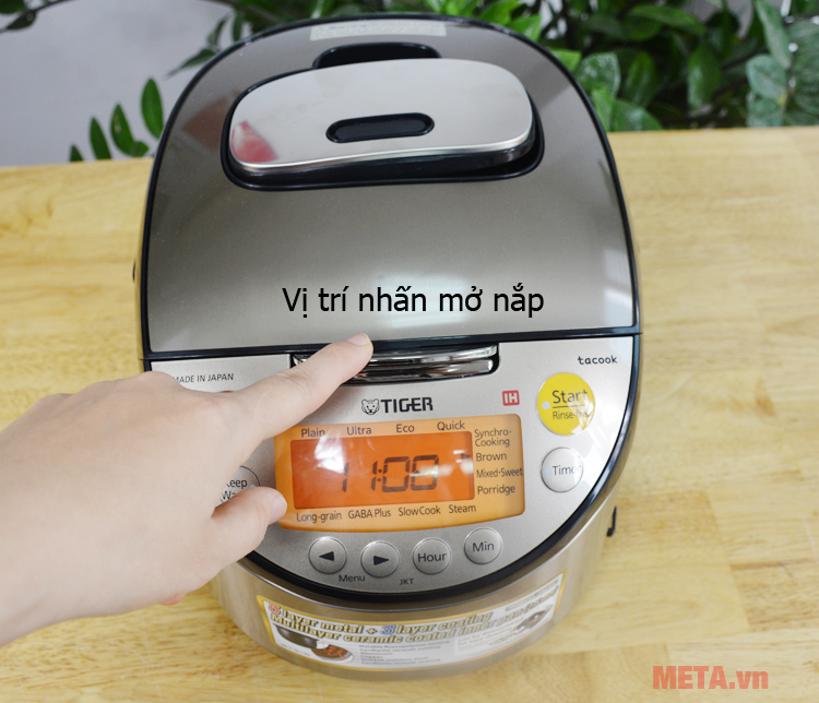 Nồi cơm điện tử cao tần Tiger JKT-S10W 1 lít