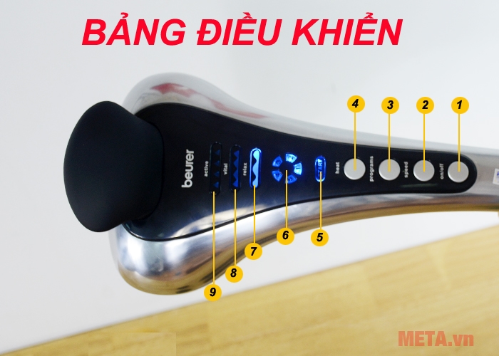 Máy massage cầm tay 2 đầu hồng ngoại Beurer MG100