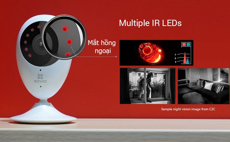 Camera wifi đa năng EZVIZ CS-CV206 Mini O Plus 1080p