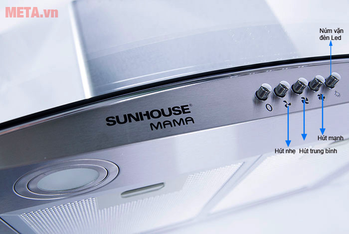 Máy hút mùi kính cong Sunhouse Mama MM6719-70