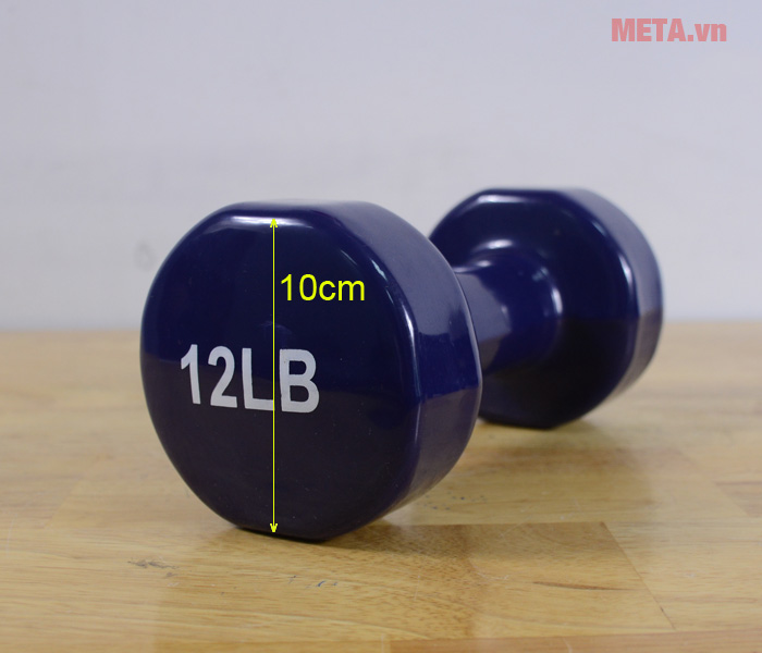 Tạ tay thép bọc cao su XD-01 12LB (6kg)