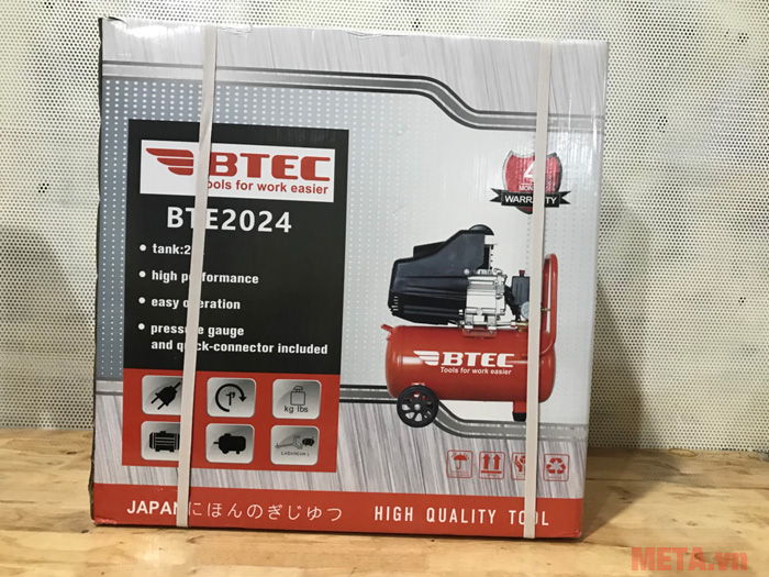 Máy nén khí 2HP Btec BT-2024 (24 lít)