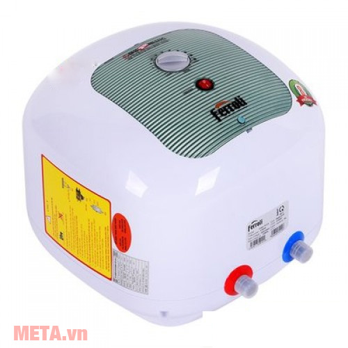 Bình nóng lạnh Ferroli Cubo Export 15L chống giật, công suất 2500W