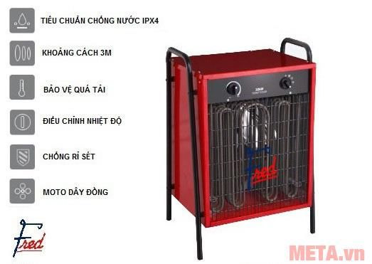 Máy sấy gió nóng FRED FR-U15/3