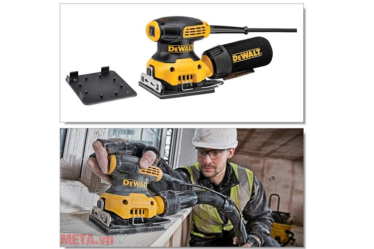 Máy chà nhám vuông Dewalt DWE6411 (140mm x 115mm)