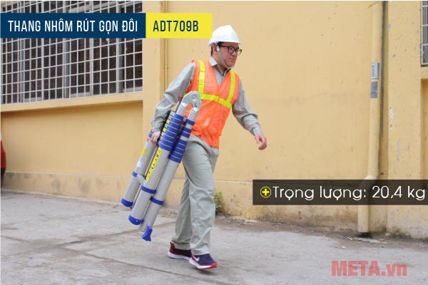 Thang nhôm rút gọn Advindeq ADT709B