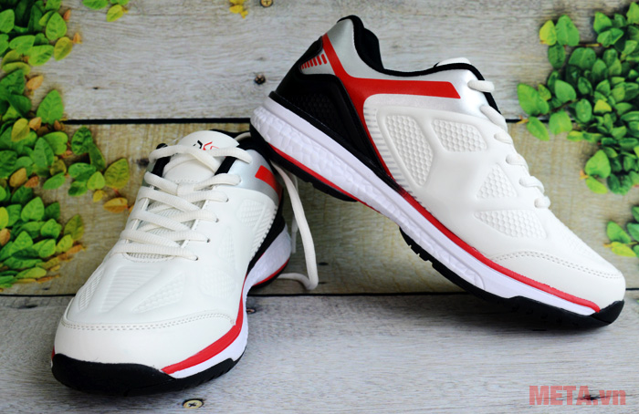 Giày tennis nam Nexgen NX-17541 màu ghi đỏ