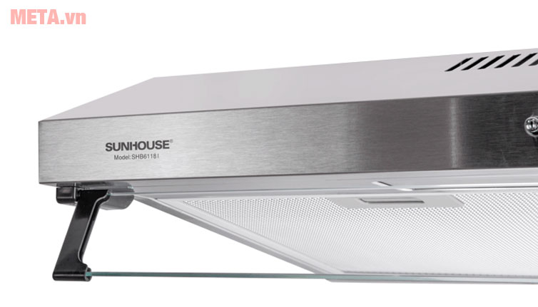 Máy hút mùi vỏ Inox Sunhouse SHB6118I