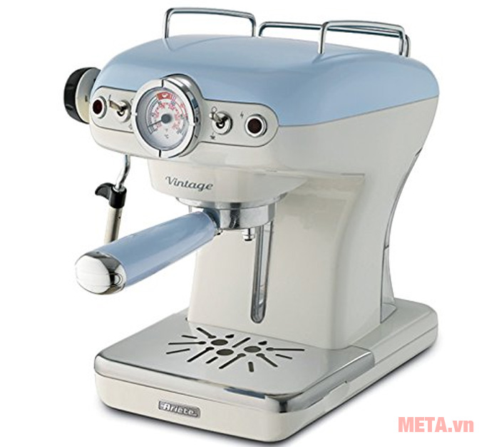 Máy Pha Cà Phê Ariete Vintage 8 Khay đựng cốc có lỗ thoát nước.