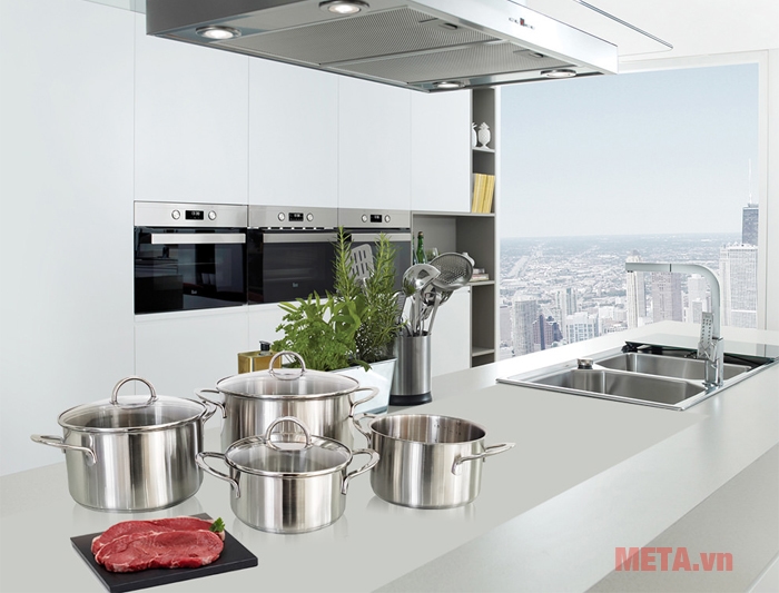 Bộ nồi inox Berndes Roma (059021)