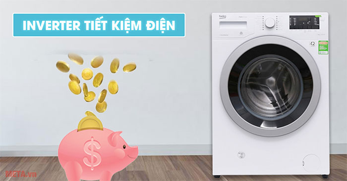 Máy giặt cửa trước Beko inverter WMY81283LB2 8kg