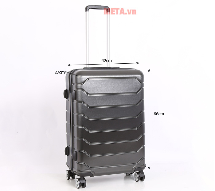 Vali nhựa Sakos khung dây kéo Artemis Z26 24 inch