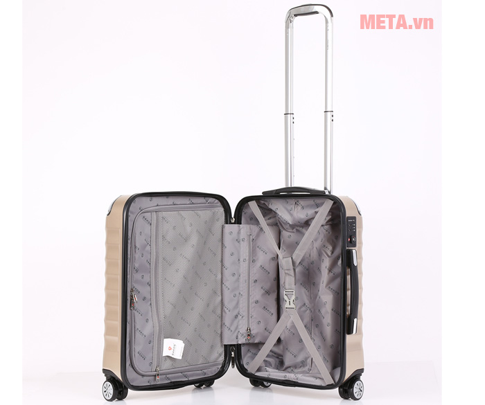 Vali nhựa Sakos khung dây kéo Royal Suitcase Z22