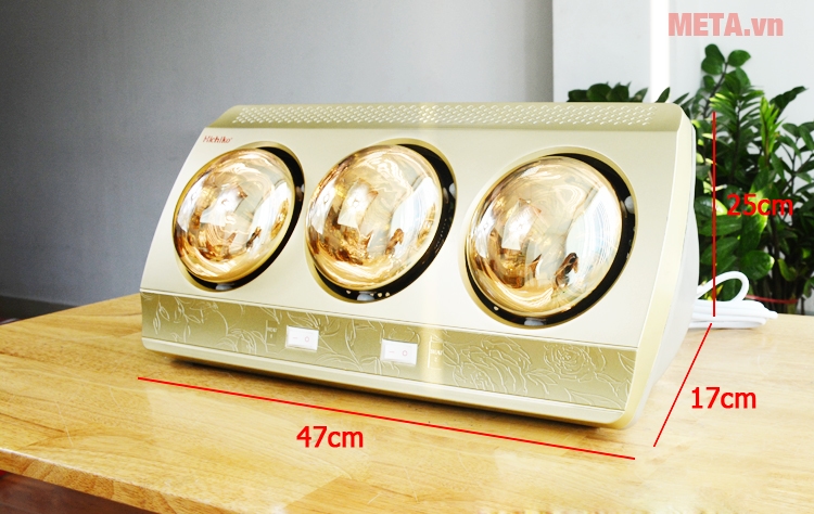 Đèn sưởi nhà tắm Hichiko HC-031BG