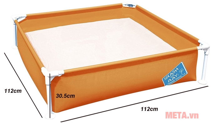 Bể phao vuông khung kim loại Bestway 56217