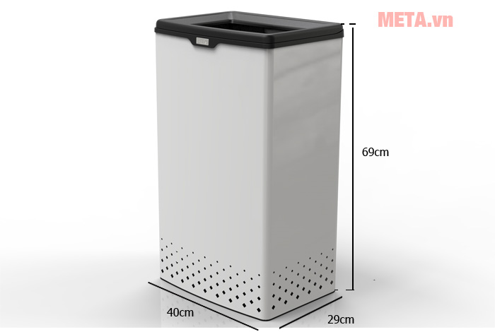 Thùng đựng đồ giặt Fitis Lary SLL1-904 (Trắng)