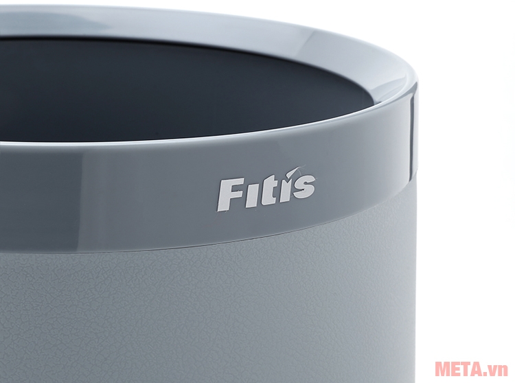 Thùng rác Fitis Dual kiểu Âu ROM3-909 - 10 lít (xám) - META.vn