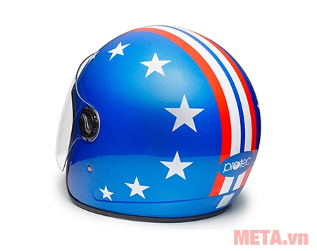 Mũ bảo hiểm Protec Racing 2 màu RALWKZ