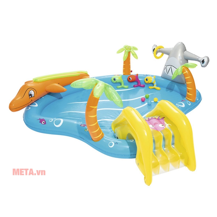 Bể bơi phao cầu trượt đại dương Bestway 53067