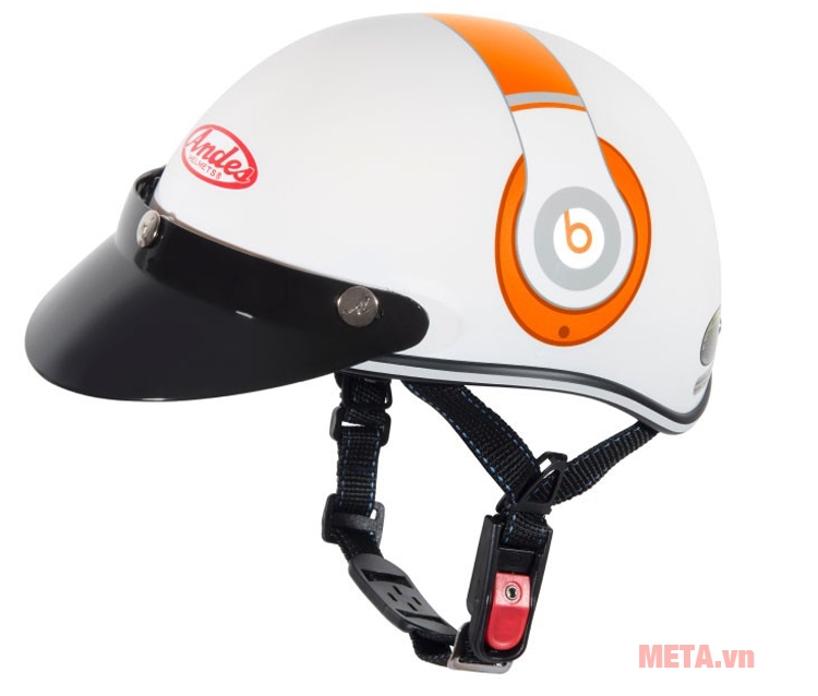 Mũ bảo hiểm Andes 3S (AS)- Haly - Tem W326 nhám (54cm - 56cm)