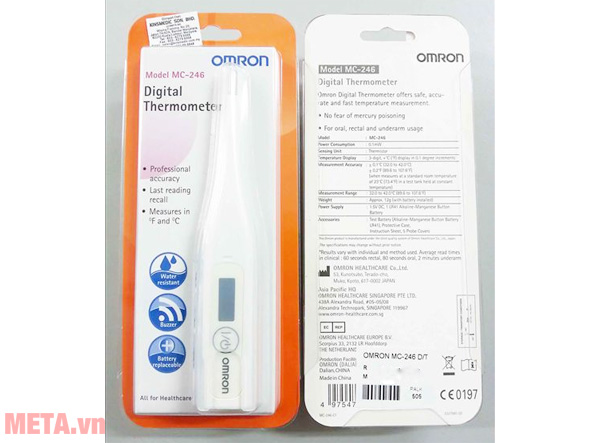 Nhiệt kế điện tử Omron MC-246