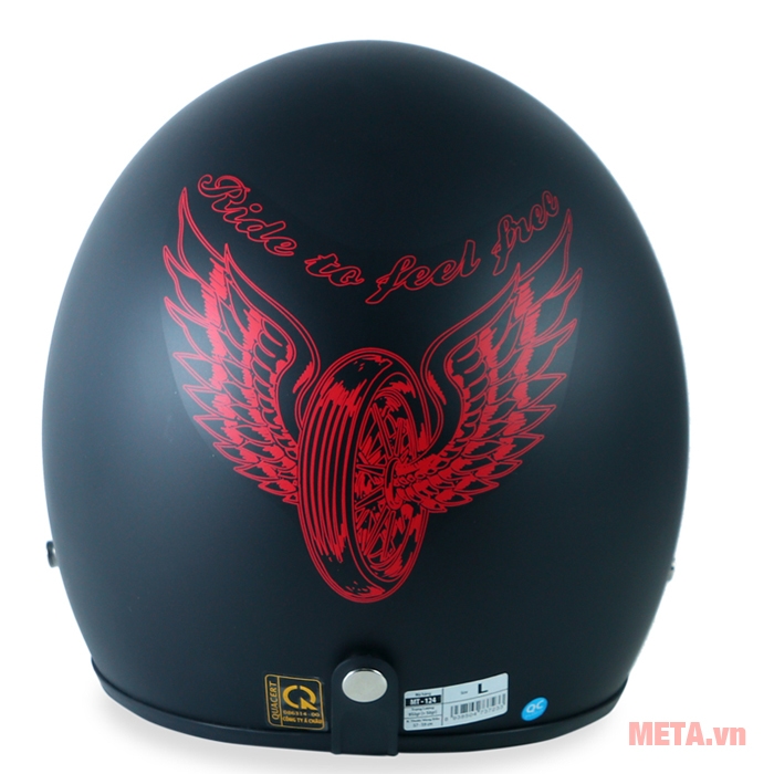 Nón bảo hiểm 3/4 đầu Asia MT-124A tem