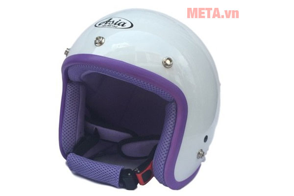 Nón bảo hiểm 3/4 đầu Asia MT-124C/124A trơn